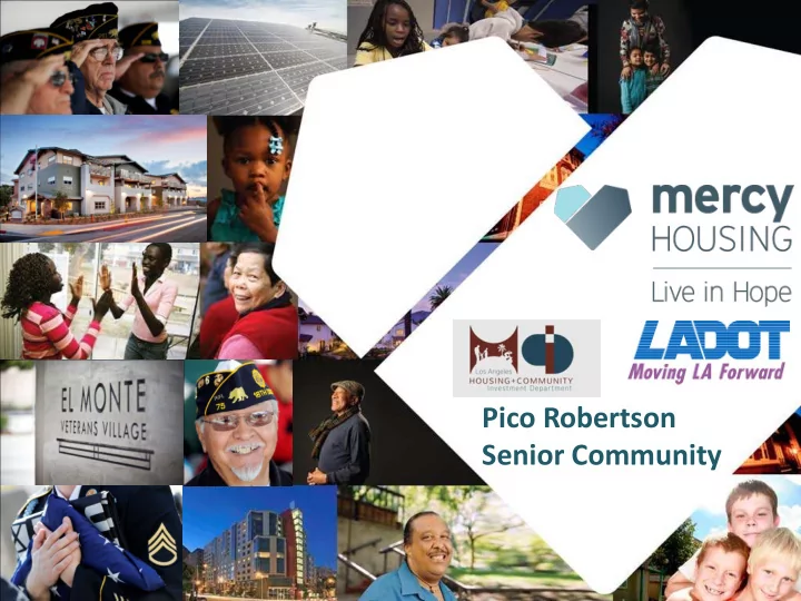 pico robertson senior community proposal history city rfp