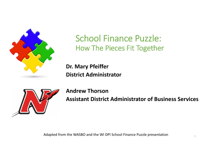 school finance puzzle