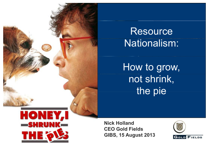resource nationalism how to grow not shrink the pie the