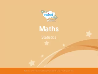 Maths Maths | Year 6 | Statistics | Interpret and Construct Charts and Graphs | Lesson 5 of 6: