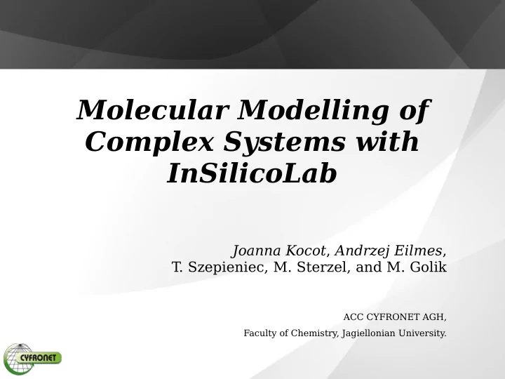 complex systems with
