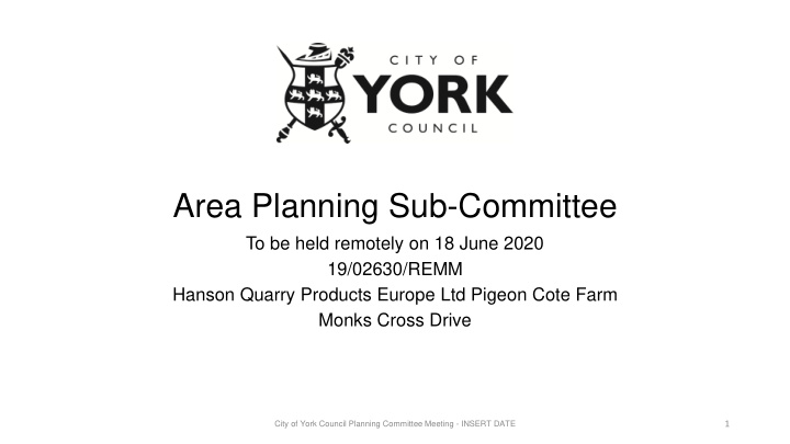area planning sub committee