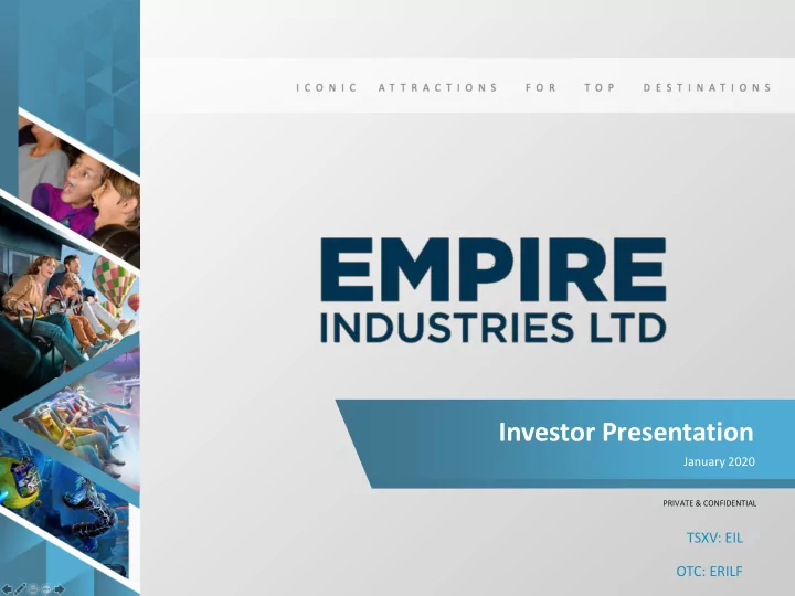 investor presentation