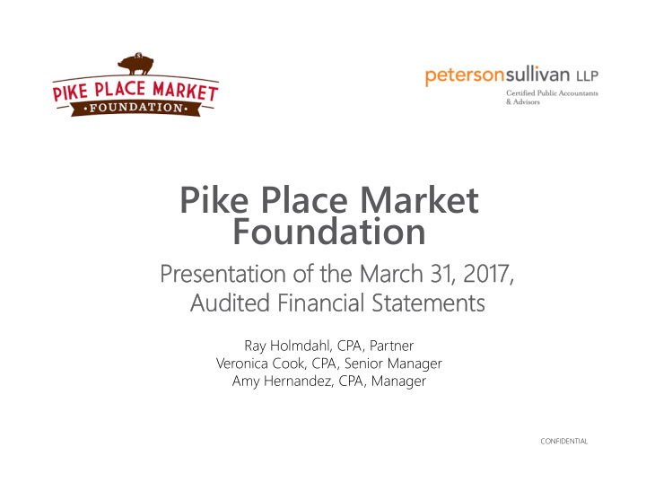 pike place market foundation
