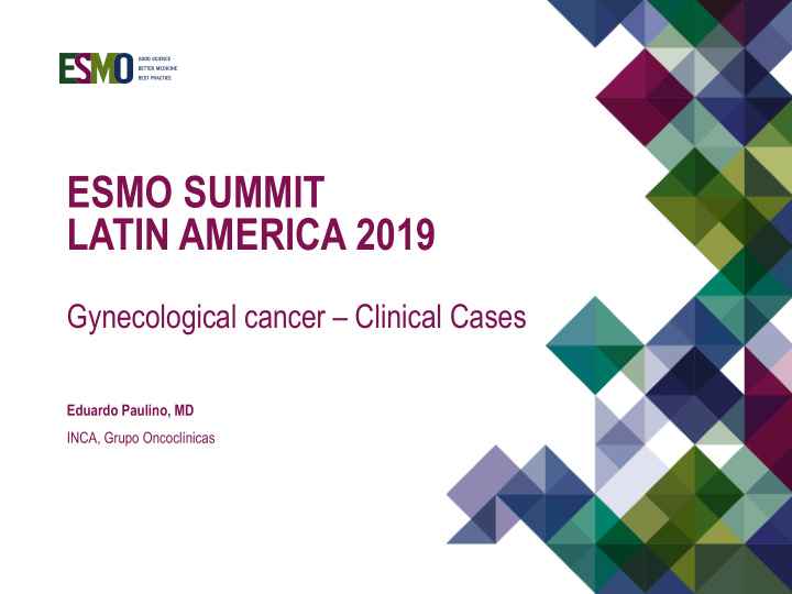 esmo summit latin america 2019