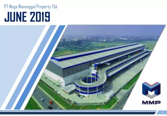 JUNE 2019  1  2  3  Disclaimer The information contained in this presentation has been prepared by