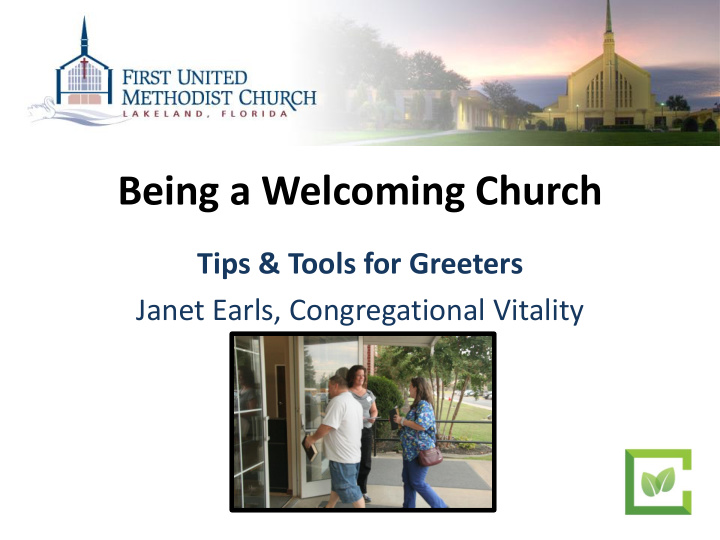 being a welcoming church