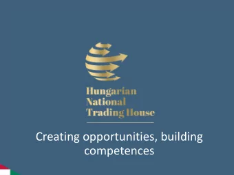 Creating opportunities, building  competences  About us    Established in 2014    State owned