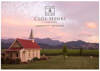 NEW ZEALAND WINE REGIONS    Clos Henri at the crossroad of  a fascina0ng geological