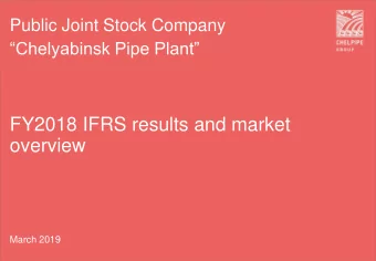 overview  March 2019  Page number  SECTION I  KEY FIGURES  3  SECTION II  MARKET OVERVIEW &amp;