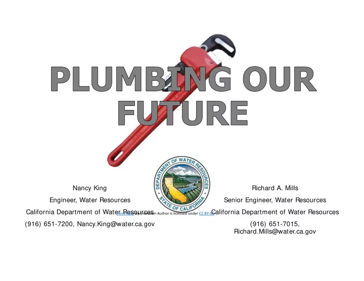 nancy king richard a mills engineer water resources