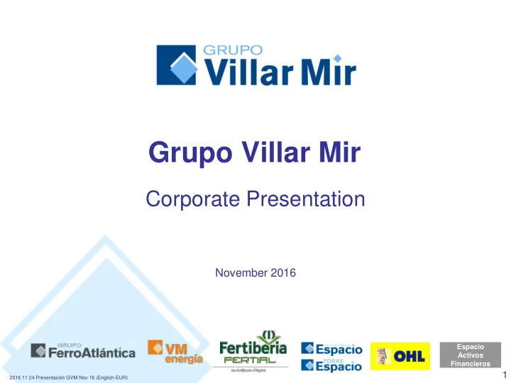 grupo villar mir