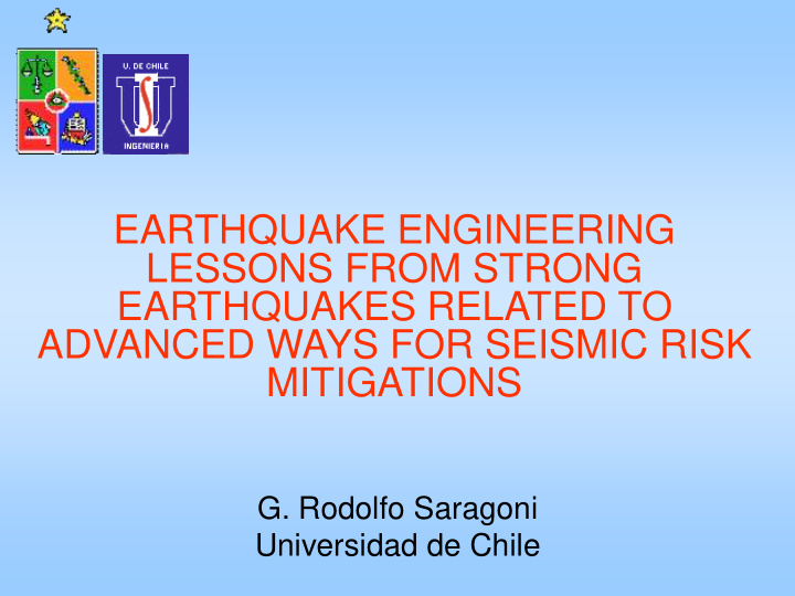 earthquake engineering lessons from strong