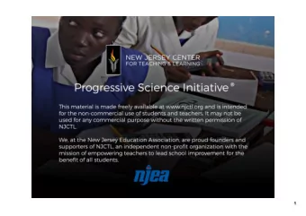 1 AP Physics C  E &amp; M  Electric Charge &amp; Field  20151229  www.njctl.org  2  Electric