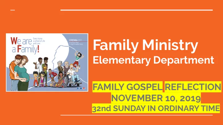 family ministry