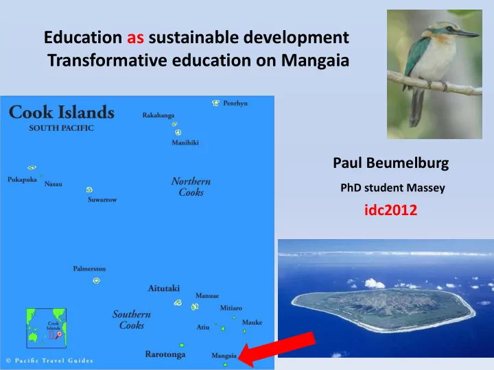 paul beumelburg phd student massey idc2012 education for