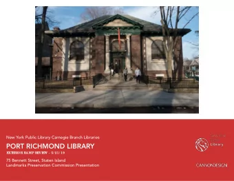 PORT RICHMOND LIBRARY  E  XT  E  RIOR RAMP RE  VIE  W  E  XT  E  RIOR RAMP RE  VIE  W -  5/ 21/ 19