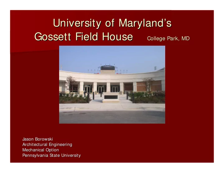 university of maryland s s university of maryland