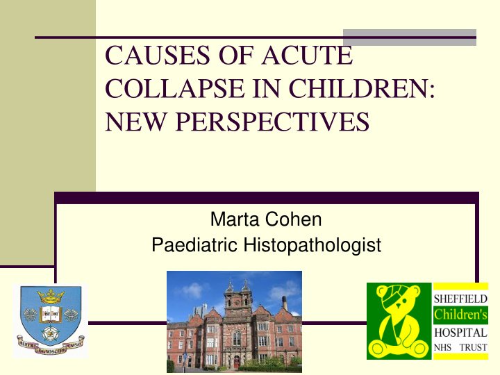 causes of acute collapse in children new perspectives