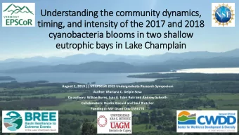 Understanding the community dynamics,  ,  tim  iming,  g, and in  intensity of  f the 2017 and 2018