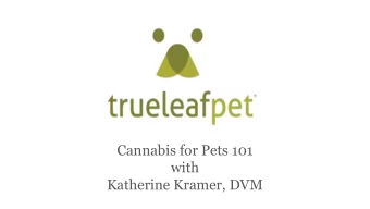 Cannabis for Pets 101  with  Katherine Kramer, DVM  True Life Medicine International Veterinary