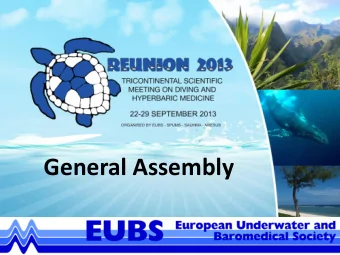 General Assembly  General Assembly 2013  Saturday, September 28, 2013  09:00-10:00 Hrs  1.