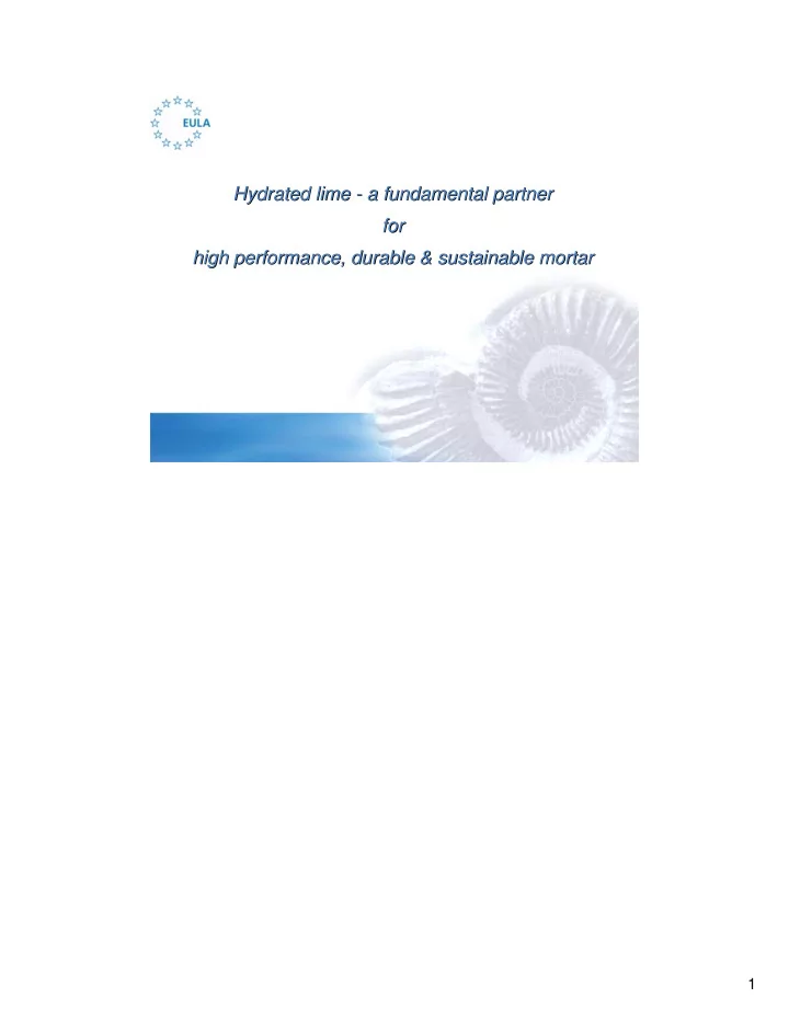 hydrated lime a fundamental partner hydrated lime a