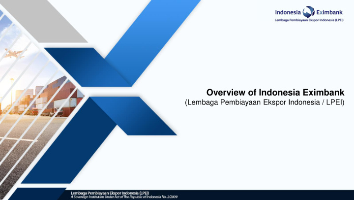 overview of indonesia eximbank