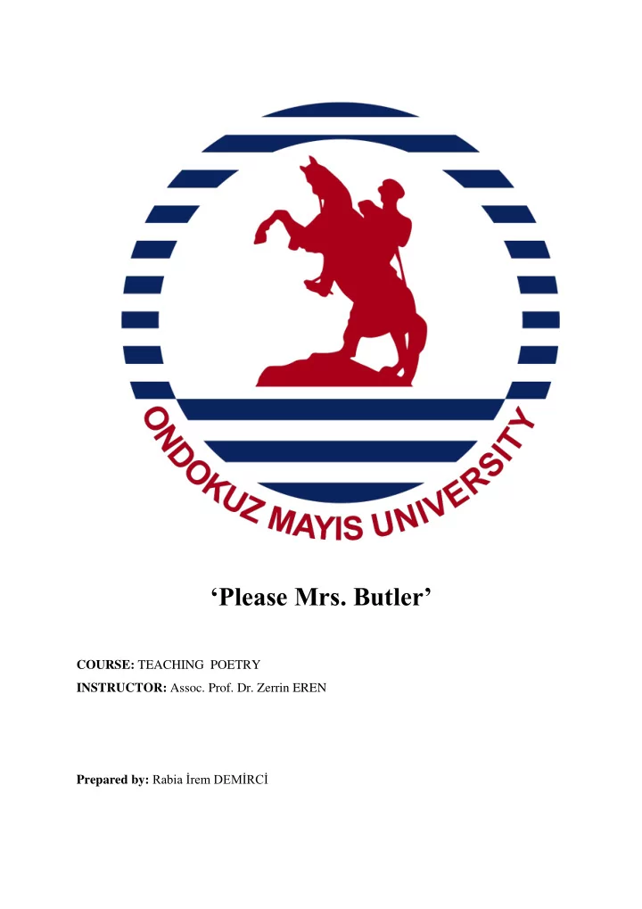please mrs butler