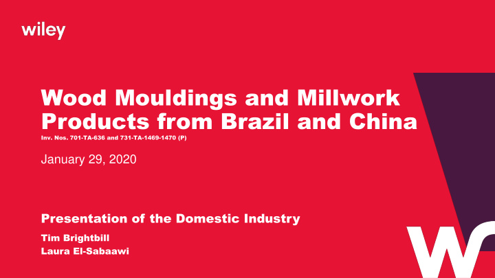 products from brazil and china