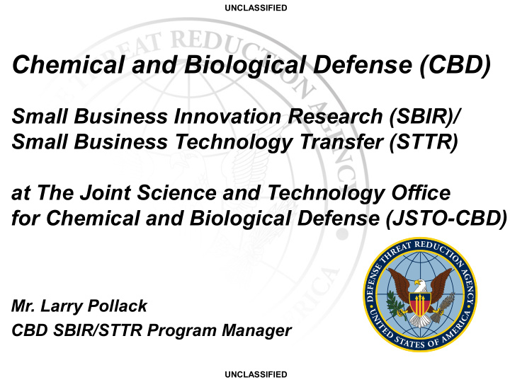 chemical and biological defense cbd