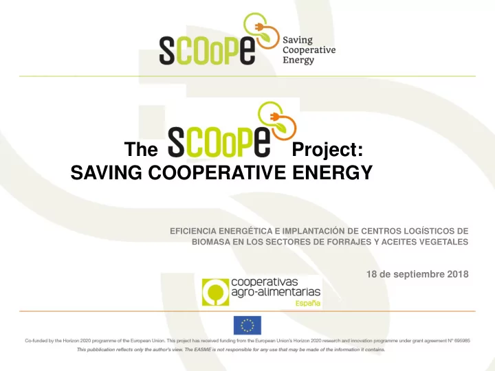 saving cooperative energy