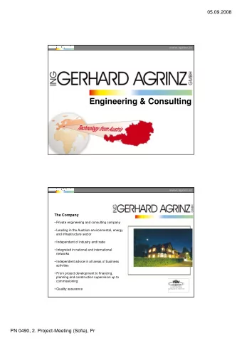 Engineering &amp; Consulting    The Company  Private