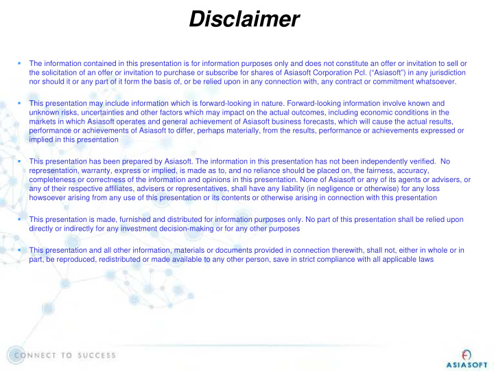 disclaimer