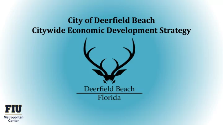 city of deerfield beach