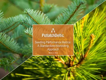 A Standardized Monitoring  Approach  March 3, 2020  Background  Worked for the USFS at White