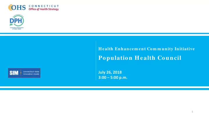 population health council