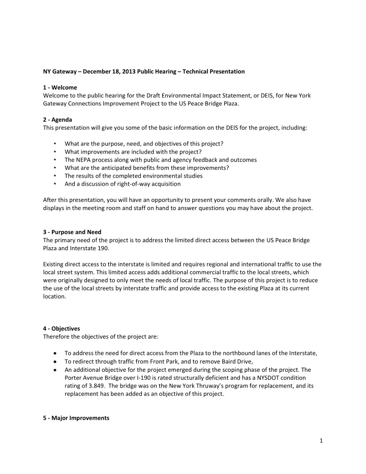 ny gateway december 18 2013 public hearing technical