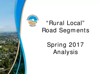 Rural Local  Road Segments  Spring 2017  Analysis  A Winter to Remember  Winter storm