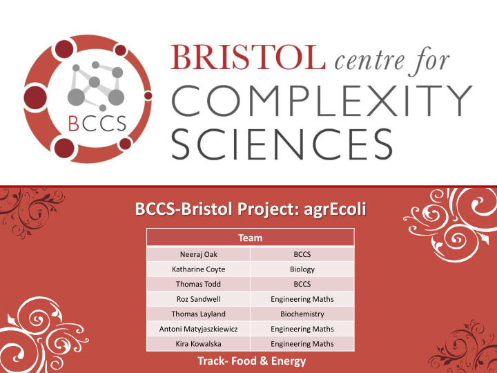 bccs bristol project agrecoli