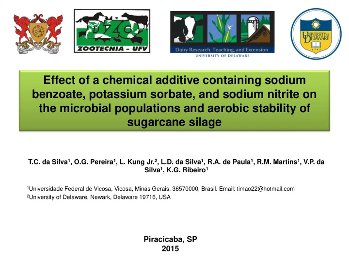 effect of a chemical additive containing sodium