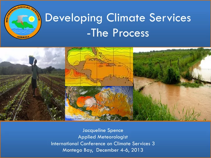 developing climate services the process