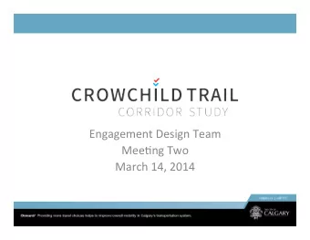 Engagement  Design  Team    Mee.ng  Two    March  14,  2014    Agenda  /