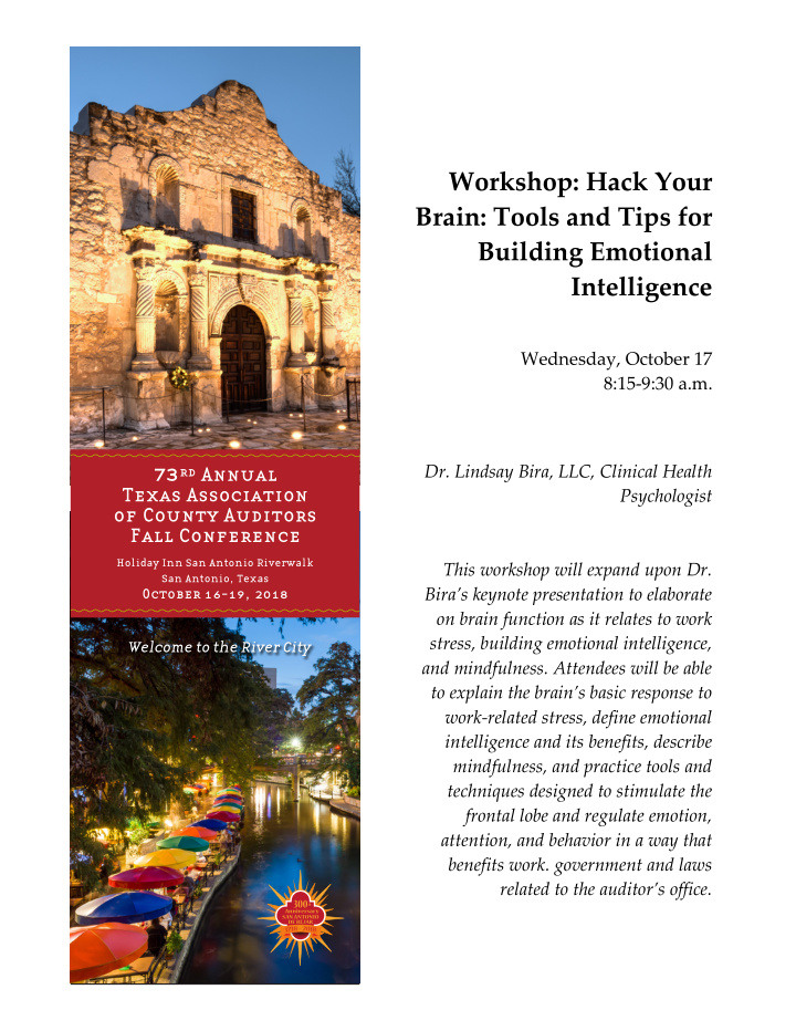 workshop hack your brain tools and tips for building