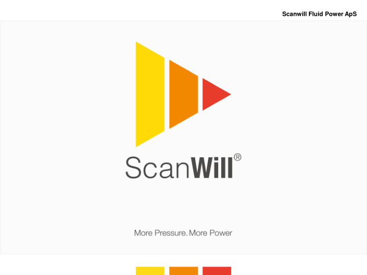 scanwill fluid power aps