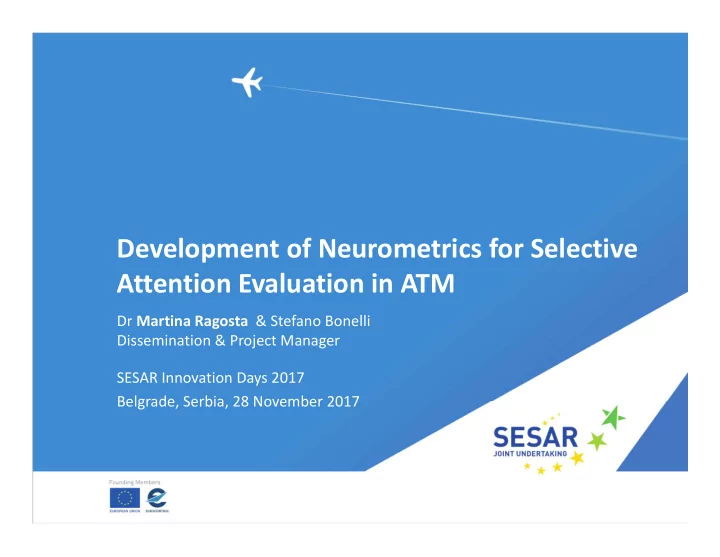 development of neurometrics for selective attention