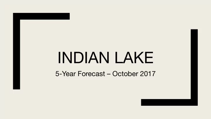 indian lake