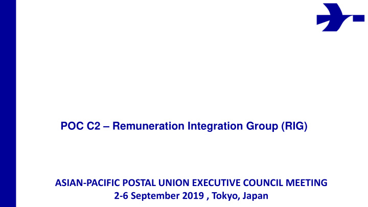 poc c2 remuneration integration group rig asian pacific