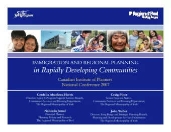 Greater Toronto Area  2  Immigration in Canada   Important to Canadas development and