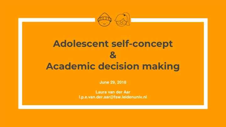 academic decision making